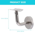 thumbnail image 4 of 5pcs Handrail Bracket Stainless Steel Moveable Railing Bracket For Stairway Deck, 4 of 7