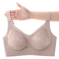 thumbnail image 4 of Njagoc3 Wireless Bras for Women Lace Trim Push Up Bra Breathable Comfort Bra Seamless Everyday Bra, 4 of 5
