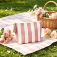 thumbnail image 4 of Corduroy Striped Seashellstorage Bag Dopamines Cosmetic Bag Travel Fashion Simples And Portable Toiletry Bag, 4 of 7