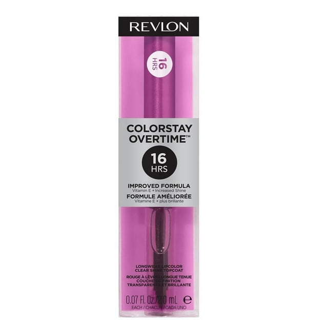 Labial Líquido Duo Revlon ColorStay Overtime 520 Neverending Purple 2.0 ml