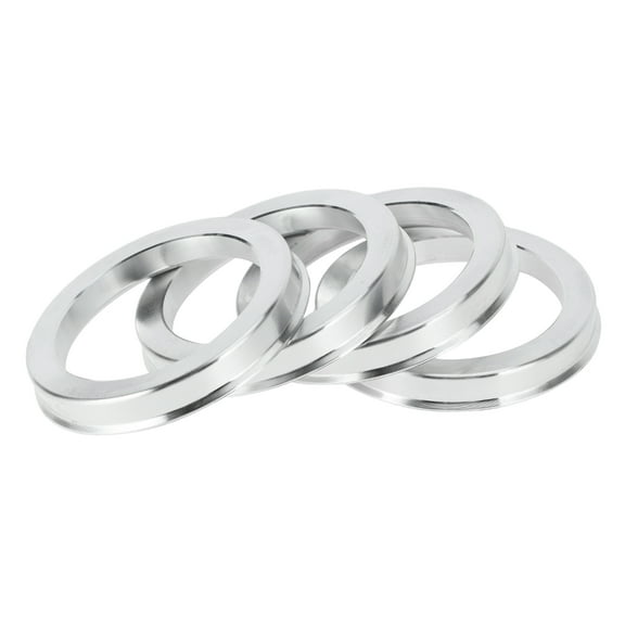 Unique Bargains Hub Centric Rings, 56.6mm ID to 73.1mm OD Vehicle Wheel Hubrings Aluminum Alloy, 4 Pcs