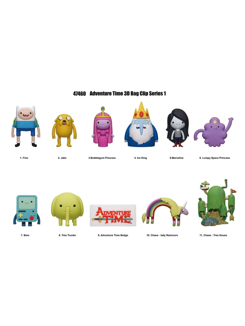 Monogram 3D Figural Foam Bag Clip, Adventure Time Series 1 Blind