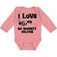 thumbnail image 3 of Inktastic My Mommy's Helper Little Bee Kids Boys or Girls Long Sleeve Baby Bodysuit, 3 of 5