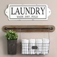 thumbnail image 3 of Stratton Home Decor S15047 Laundry Wall Decor - White & Black, 3 of 5