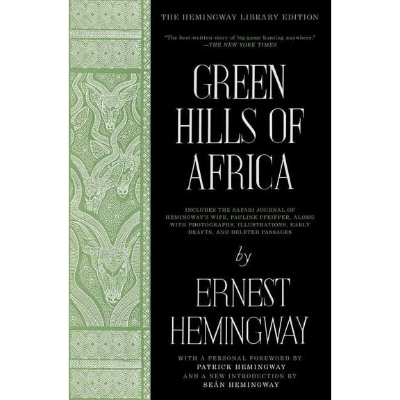 Hemingway Library Edition Green Hills of Africa, (Paperback)