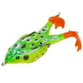 thumbnail image 2 of Cheers.US Soft Frog Bait Frog Lure Double Propellers Legs 3D Eyes Lifelike Silicone Skin Pattern Topwater Bigger Splash More Attractive, 2 of 7