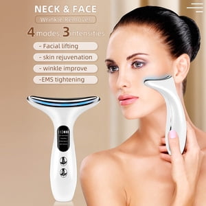 EGNMCR Outil de massage Col à neck lignes Instrument de beauté Microcurrent Maison Cou Instrument de soin Un masseur