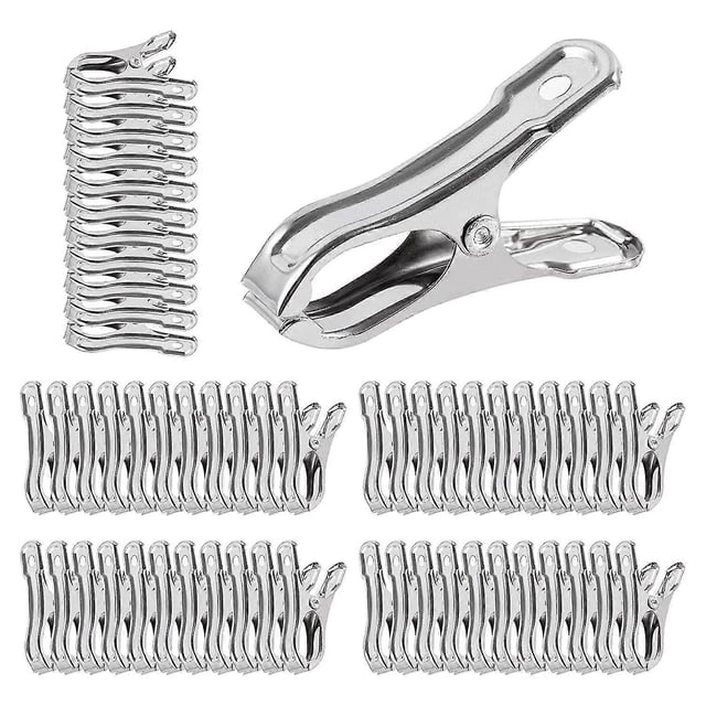 60 Pcs Garden Clips,greenhouse Stainless Steel,greenhuose Clips For Netting,have A Strong Grip