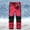 50#Red, variant on gljltg Kids Boys Girls Youth Waterproof Hiking Ski Snow Pants Elastic Waist Warm Insulated Pants 5-14Years