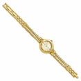 thumbnail image 2 of Charles-Hubert Paris 6916-G Womens Gold Finish Chain Bracelet Quartz Dial Watch, Gold, 2 of 4
