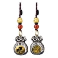 thumbnail image 2 of Chinese Zodiac Wealth Bag Pendant Charm For Daily Fortune Rotating God Of Wealth Bag Luck And Keychain For Good Fortune，A Zodiac God Of Wealth Bag Pendant （Clearance）, 2 of 9