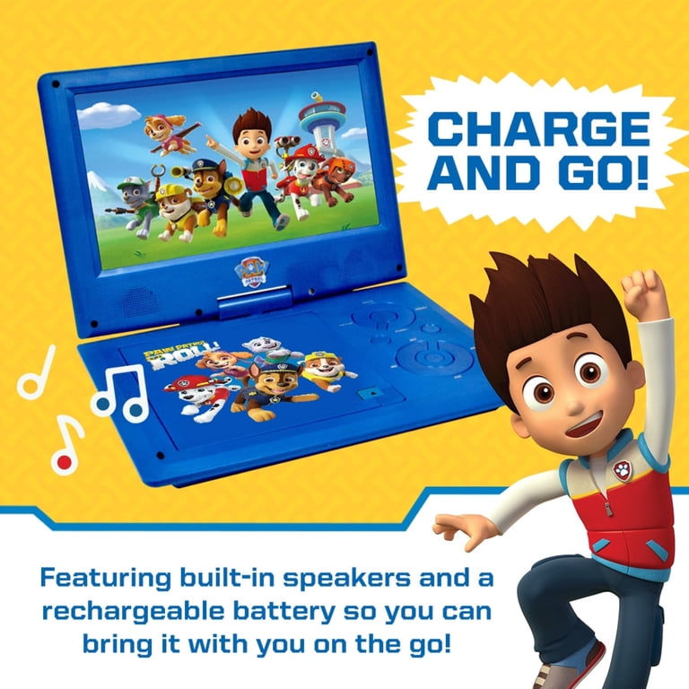 PAW Patrol NK9958PW 9 inch Portable DVD Player with 2 Matching