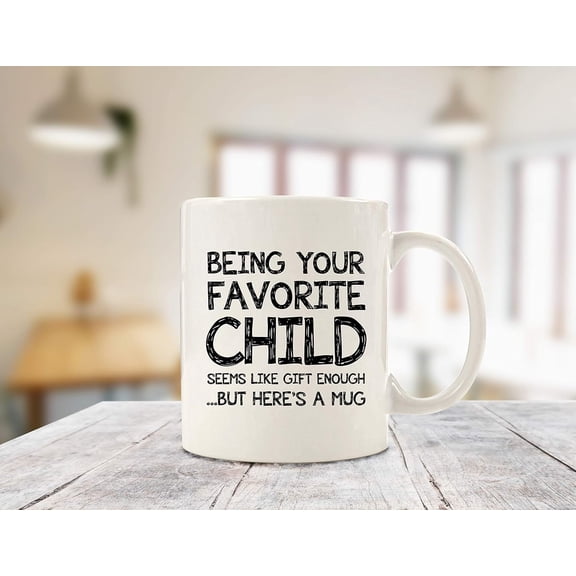 CoreLiving Coffee Mug Funny Gag Gifts for Mom from Son Daughter Unique Birthday Present Idea for Parents Best Dad Mug for Men Novelty Cup for Mothers Day Easter