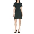 thumbnail image 1 of Theory Womens Snap Front Shift Dress, Verde, Grande, 1 of 2