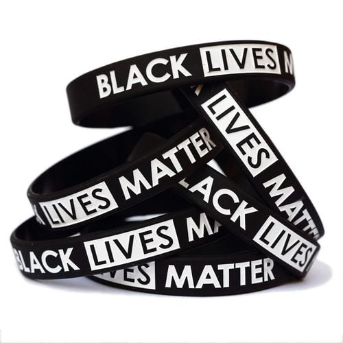 Women And Teenagers Silicone Wristband,Black Lives Matter Bracelet Silicone Wristband Fashion Bracelet For Most Men Yellow 