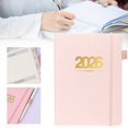 thumbnail image 1 of AKEGAMN Clearance! 2026 New A5 Schedule Book Daily Plan Book Hardcover Notebook Creative Notepad Time Management Handbook Student A design for 2026, for more organized planning. This planner your en, 1 of 8