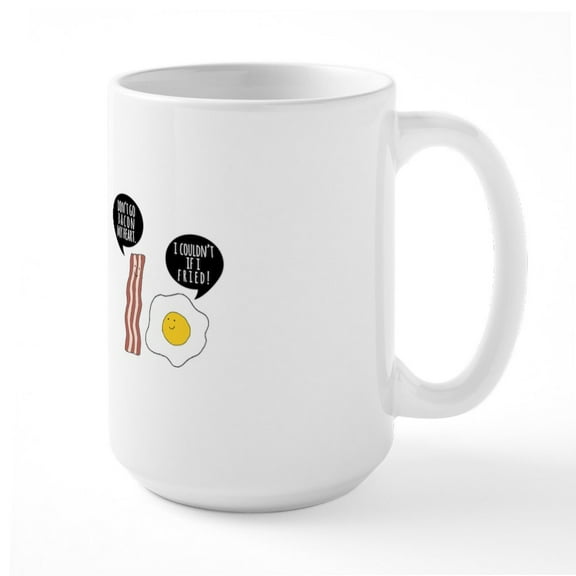 CafePress - Dont Go Bacon My Heart Mug Ceramic Mug - 15 oz Ceramic Large White Novelty Mug