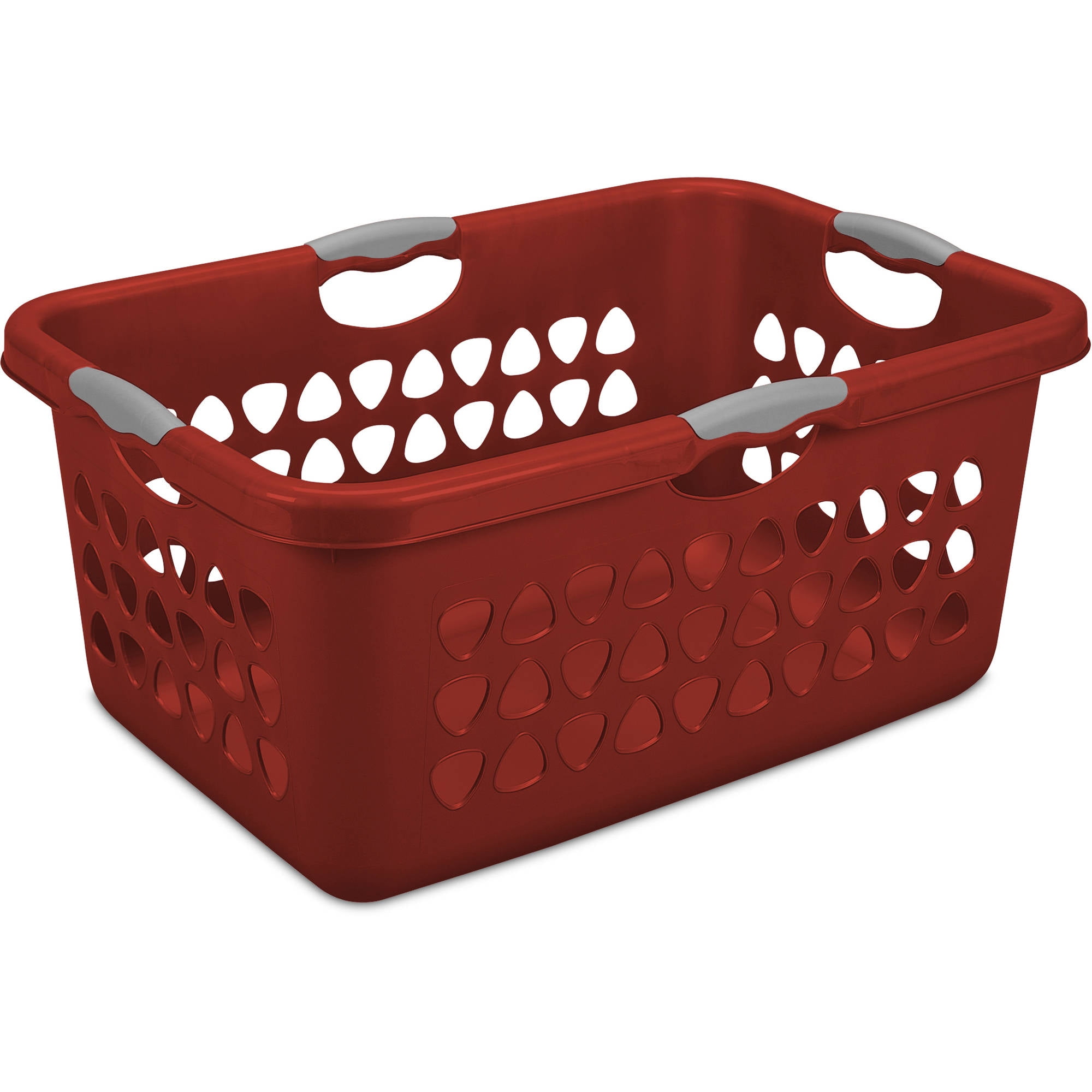 Sterilite 2 Bushel Laundry Basket Red Case Of 4