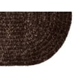 thumbnail image 4 of Better Trends Oval Braided Rug 96"x 120" 100% Cotton Rug for Indoor Use, Area Rug for Bedroom Chenille Solid Collection - (Chesnut), 4 of 6