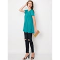 thumbnail image 5 of Made by Johnny Women's Tunic Top Casual T Shirt for Leggings S-5XL Plus Size XXL JADE, 5 of 6