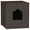 18.9'' Brown, variant on SONGMY 18.9'' Cat House, White Indoor Pet Crate Litter Box Enclosure, Hidden Litter Box Furniture