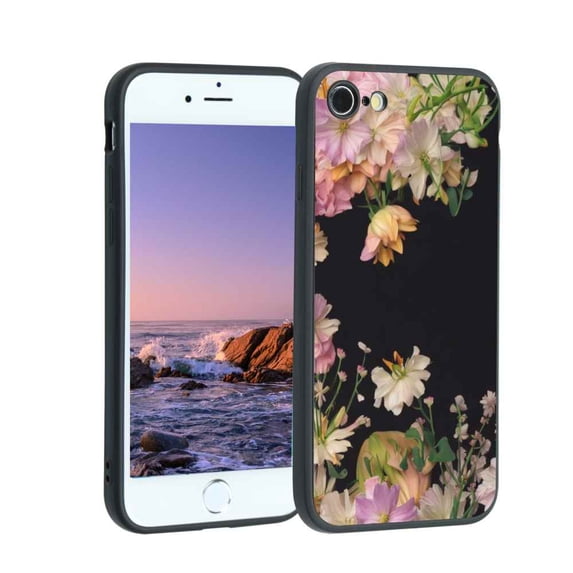 Compatible with iPhone 8 Phone Case, Flowers 151 Case Men Women, Flexible Silicone Shockproof Case for iPhone 8