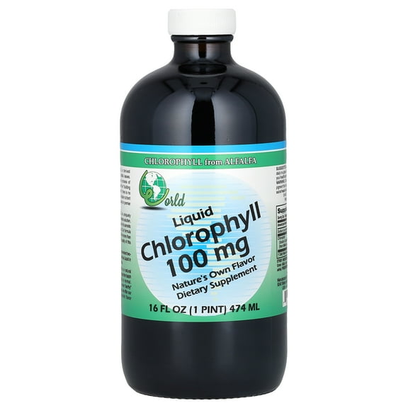 World Organics Chlorophyll Liquid, 16.0 Oz, 20 Servings