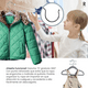 thumbnail image 4 of 50 Ganchos Infantiles De Terciopelo Antideslizantes 360º Xtellar Color Gris, 4 of 4