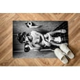 thumbnail image 4 of Entry Rug, Girl Drinking Toilet Rug, Fashion Girl Rug, Gift For The Home Rugs, Wedding Rugs, Toilet Rug, Modern Rugs, Housewarming Gift Rug, 2.6'x4' - 80x120 cm, 4 of 7