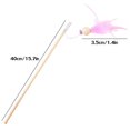 thumbnail image 3 of Kitten Feather Wand Interactive Beaded Funny Cat Bell Wand Kitten Teaser Toy, 3 of 10