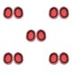 thumbnail image 1 of Moyic Almohadillas para los oídos Cojín Montado en la cabeza Reemplazo de piezas de reparación de auriculares transpirables profesionales para Type2 NO2, 1 of 6