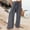3-Wide Leg Pants-Gray, variant on Plus Size Palazzo Pants for Women Drawstring Wide Leg Lounge Pants Loose Baggy Mid Waisted Yoga Pants Solid Lounge Trousers Work Pants Workout Pants Lightweight Casual Fall Wintern Clothes