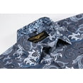 thumbnail image 4 of Men PREMIERE Long Sleeve Button Up Dress Shirt Colorful Flame Paisley, 4 of 6