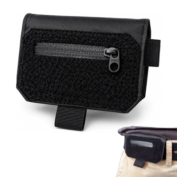 Slim Belt Wallet Hidden Travel Money Belt Anti-Theft Waist Pouch with Zipper for Men Waist Wallet Slim Pouch Easy Carry Daily Gift