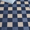 thumbnail image 6 of SAFAVIEH Courtyard Caitriona Checkered Indoor/Outdoor Runner Rug, Navy/Beige, 2'3" x 8', 6 of 11