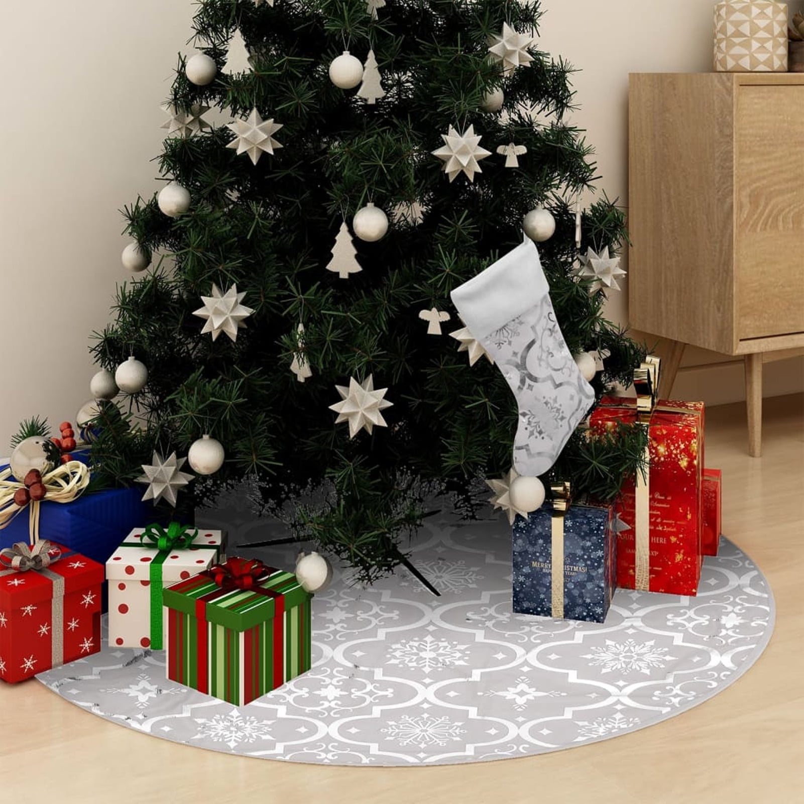 48 inch Details about   Christmas Tree Skirt Mat Party Snow Mat Cover Home Party Xmas Decor 36 