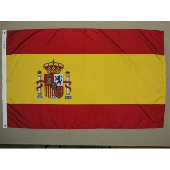 Annin Flagmakers 197822 4 ft. X 6 ft. Nyl-Glo Spain Government Flag