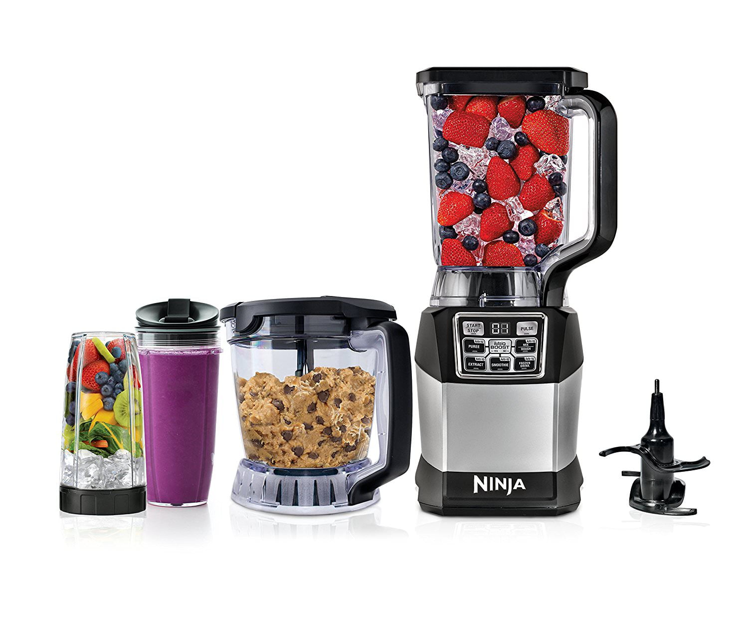 Nutri Ninja Compact Kitchen System with Auto IQ BL490EU 220-240 Volts (NOT  FOR USA)