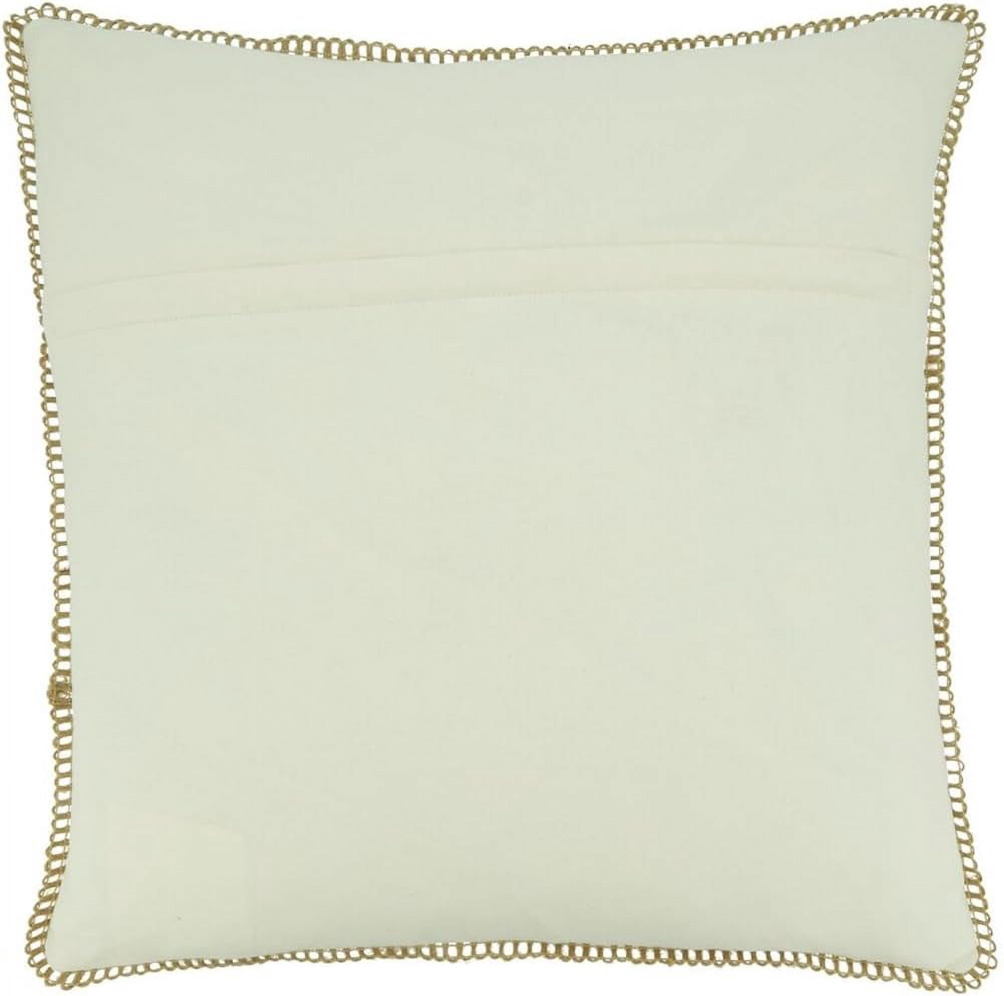 Fennco Styles Sea Animals Starfish Cotton Decorative Throw Pillow Cover 20"W x 20"L – Aqua Nautical Sea Creatures Cushion Case for Couch, Sofa, Bedroom, Office and Living Room Décor