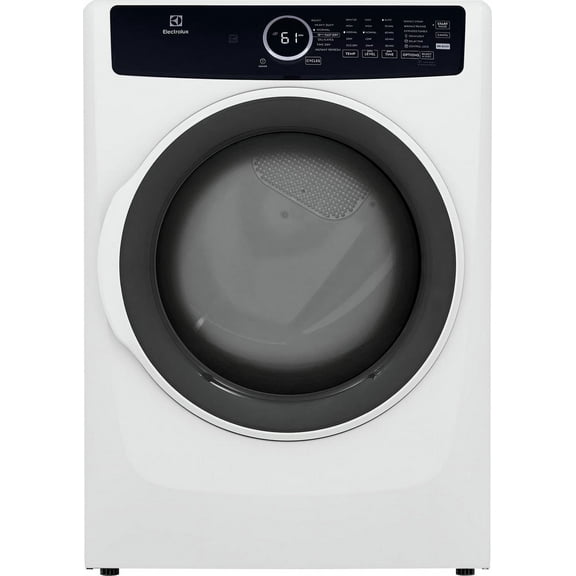 Electrolux Front Load Perfect Steam Electric Dryer with Instant Refresh, 8.0 Cu. Ft.