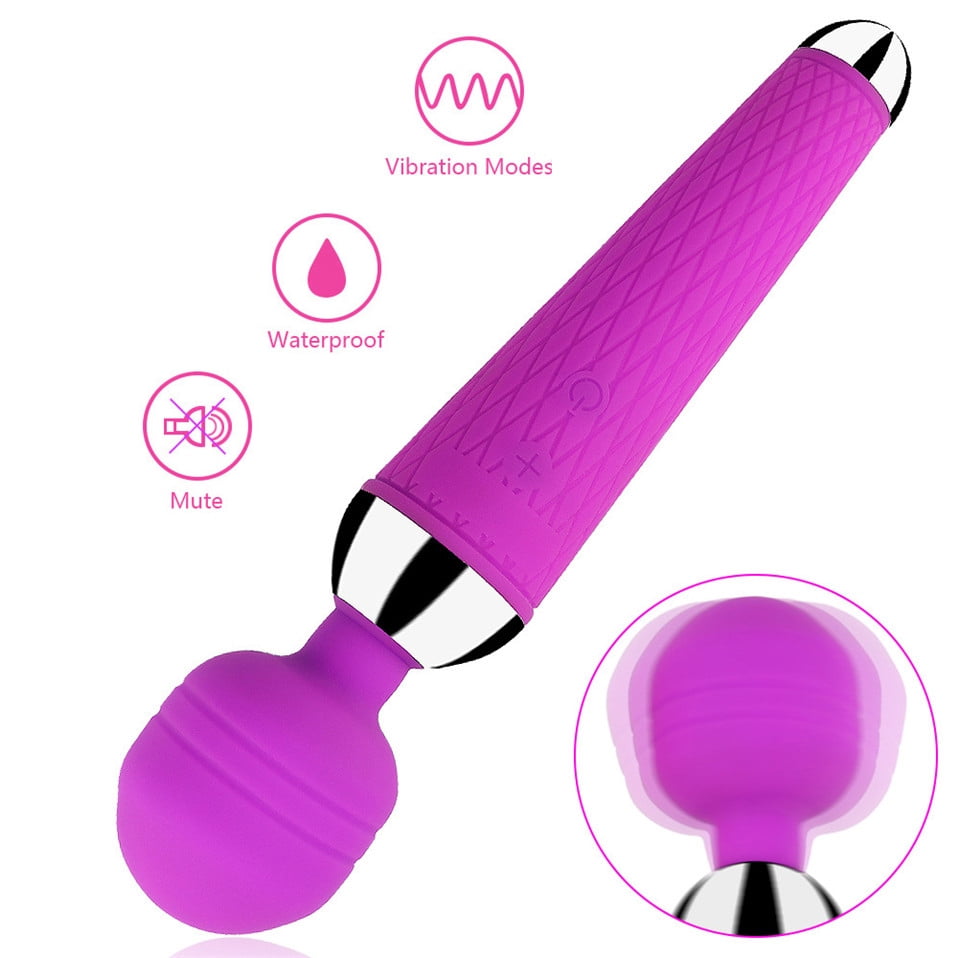 Imimi Powerful Clitoris Vibrators Usb Recharge Magic Wand Av Vibrator Massager Sexual Wellness