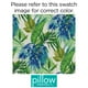 Pillow Perfect 596846 Indoor-Outdoor Soleil Bleu & Vert Surdimensionné Coussin - Lot de 2 – image 2 sur 2