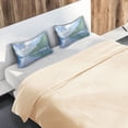 thumbnail image 5 of Yayeee Pillowcase Standard Size Set of 2 Satin Wrinkle Resistant Pillow Case, Blue Sky and River, 5 of 7