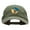 Olive, variant on Parachuting Embroidered Washed Cotton Brass Buckle Cap - Olive OSFM