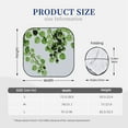 thumbnail image 3 of Balery 2 Piece Watercolor Green Leaves Car Windshield Sun Shade|Foldable Front Windshield Shade for Car Front Window for Most Sedans SUV Truck-Small, 3 of 7