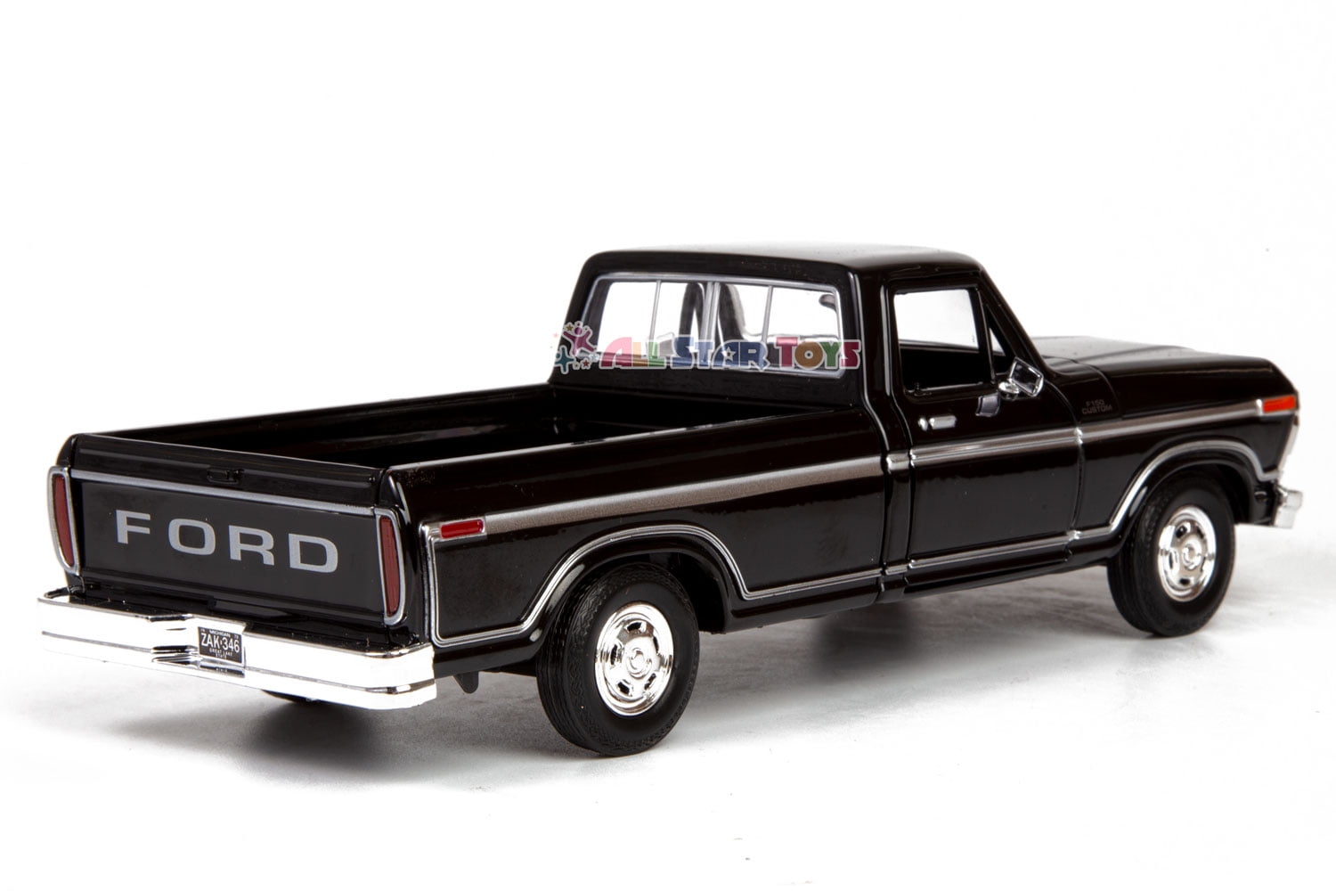 1979 Ford F-150 Pickup Classic F150 Pick Up Truck 1:24 Diecast Collectible Model Car Black Motormax 79346 All Star Toys Exclusive