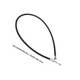 thumbnail image 2 of HEALEEP Tuyau de Douche Flexible Remplacement Laiton Noir Résistant aux Éclaboussures 1Pcs, 2 of 8