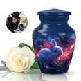 thumbnail image 2 of Mystical Bunny Twilight Memorial Urn Small - Urns For Ashes Adult Male - Cremation Urn - Cremation Urn Human Ashes (Size-3inch,4Pcs), 2 of 5