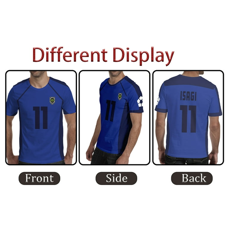 Blue Lock Anime T Shirts 2024 Summer Mens Short Sleeved Cartoon