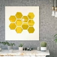 thumbnail image 7 of Ovzne 12-Pack Hexagon Acrylic Mirror Wall Stickers - 3D Self-Adhesive Decorative Mirrors For Home, Diy 3D Wall Art To Expand Space Enhance Decor, 7 of 7
